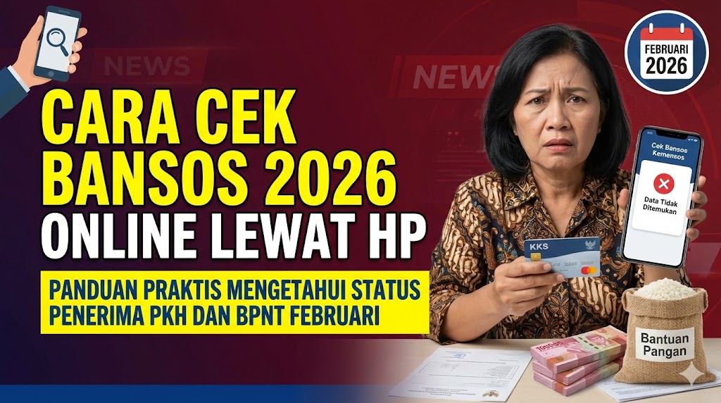 Cara Cek Bansos 2026 Online Lewat HP: Panduan Praktis Mengetahui Status Penerima PKH dan BPNT Februari