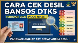 Cara Cek Desil Bansos DTKS Februari 2026 Pakai NIK KTP dan Arti Lengkap Setiap Angka Desil