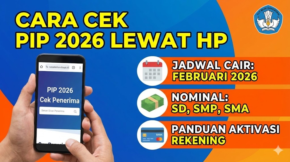 Cara Cek Penerima PIP 2026 Lewat HP: Jadwal Cair, Nominal, dan Panduan Aktivasi Rekening