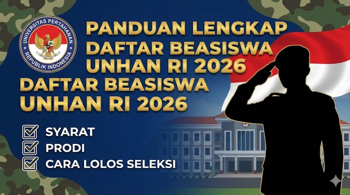 Panduan Lengkap Daftar Beasiswa Unhan RI 2026: Syarat, Prodi, dan Cara Lolos Seleksi
