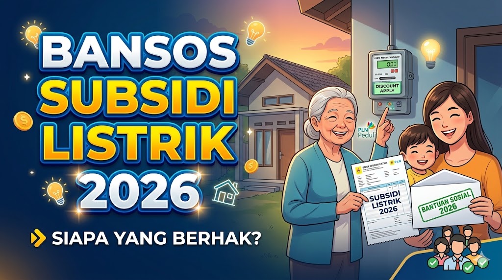 Apa Itu Bansos Subsidi Listrik 2026 dan Siapa yang Berhak Mendapatkannya?